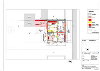 03 Raum In Form  Innenarchitektur Und Architektur  Abbruchplanung Obergeschoss