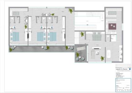 K1024 7 Raum In Form Architektur & Innenarchitektur Kerstin Bertz Planung Villa Kroatien Endkonzept Grundriss OG Mit Höhen