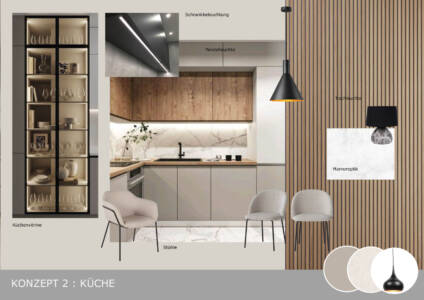 Raum-in-form Kerstin Bertz Helmbrecht Moodboard Konzept 2 Küche