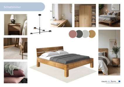 Raum-in-form Kerstin Bertz Helmbrecht Moodboard Schlafzimmer