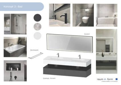 Raum-in-form Kerstin Bertz Helmbrecht Moodboard  Konzept2 Bad