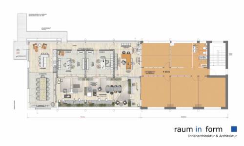 Raum In Form- Innenarchitektur & Architektur Kerstin Bertz-Helmbrecht Finalkonzept  Bürogebäude (2) Grundriss