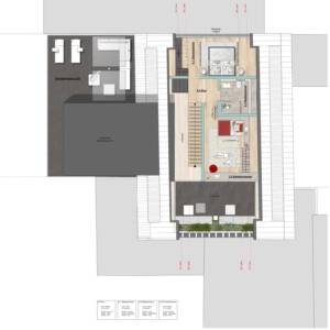 Raum In Form- Innenarchitektur & Architektur Kerstin Bertz-Helmbrecht Konzeptplanungen Tabakscheune (5) Grundriss DG Variante 01