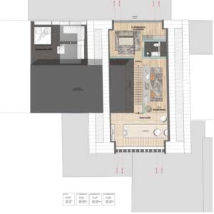 Raum In Form- Innenarchitektur & Architektur Kerstin Bertz-Helmbrecht Konzeptplanungen Tabakscheune (8) Grundriss DG Variante 02