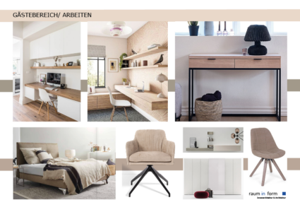 Raum In Form- Innenarchitektur& Architektur Kerstin Bertz Helmbrecht Moodboard Gäste Arbeiten