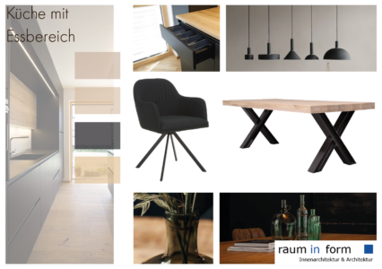 Raum In Form- Innenarchitektur& Architektur Kerstin Bertz Helmbrecht Moodboard Küche Mit Essbereich
