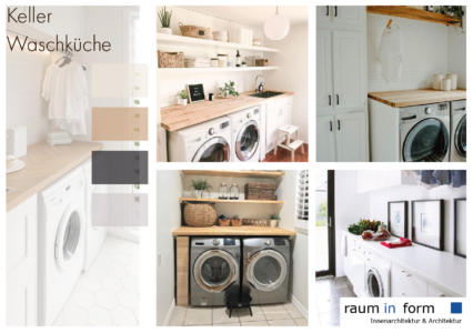 Raum In Form- Innenarchitektur& Architektur Kerstin Bertz Helmbrecht Moodboard Keller Waschküche