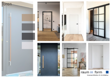 Raum In Form- Innenarchitektur& Architektur Kerstin Bertz Helmbrecht Moodboard Türen