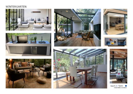 Raum In Form- Innenarchitektur& Architektur Kerstin Bertz Helmbrecht Moodboard Wintergarten