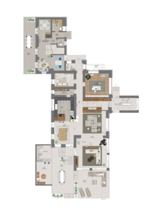 Raum In Form Innenarchitektur & Architektur Modernisierung Anwesen Raum Aschaffenburg Finalkonzept EG