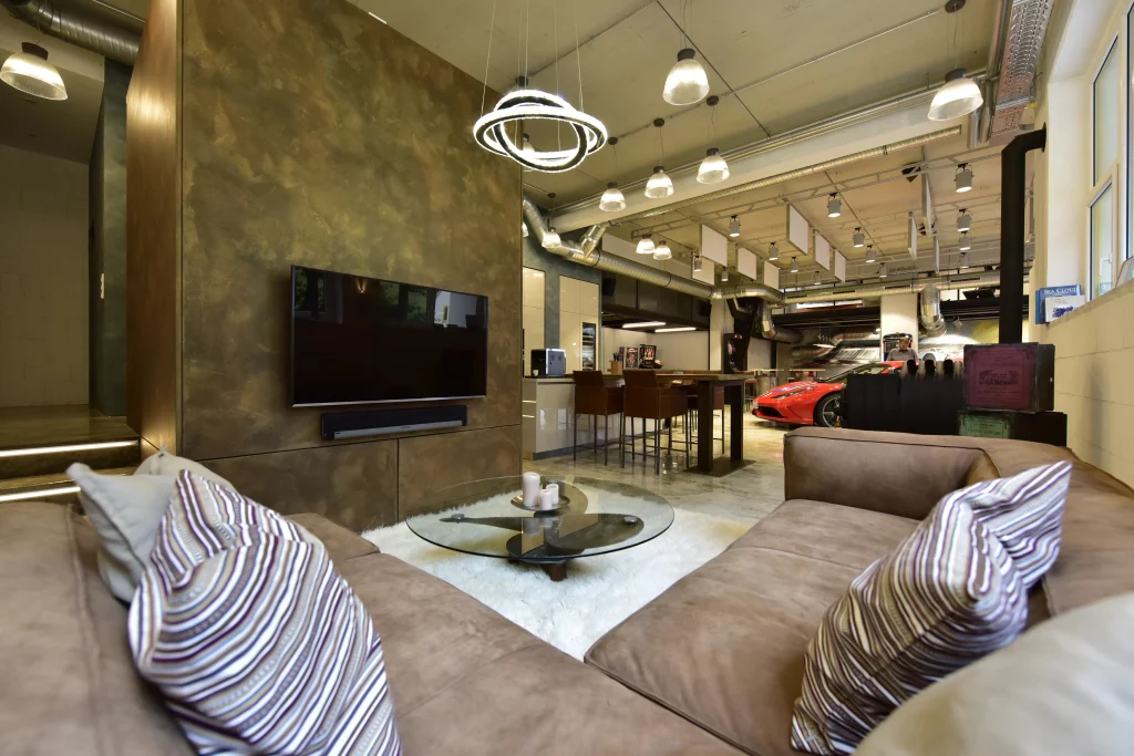 Loftausbau von Raum in Form