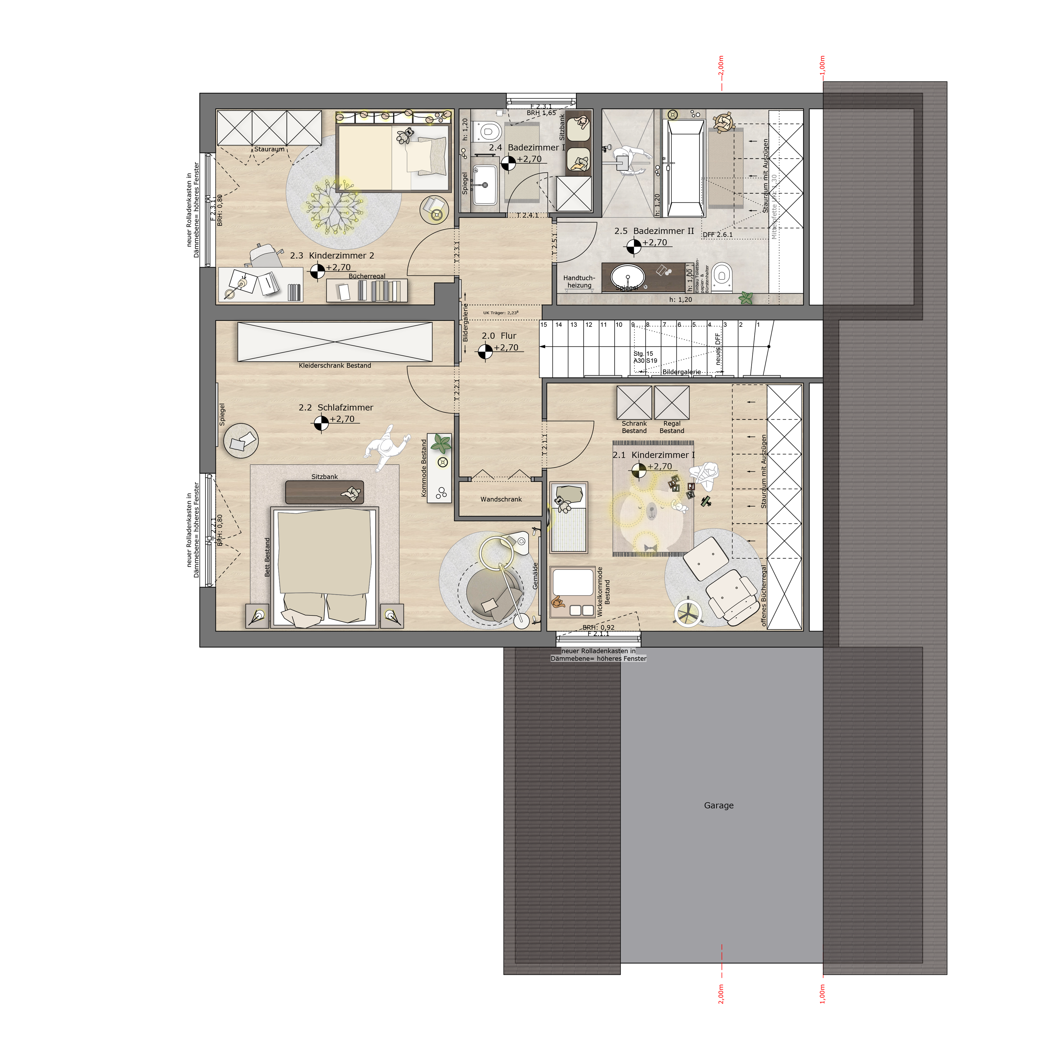 Grundriss – Konzept 1