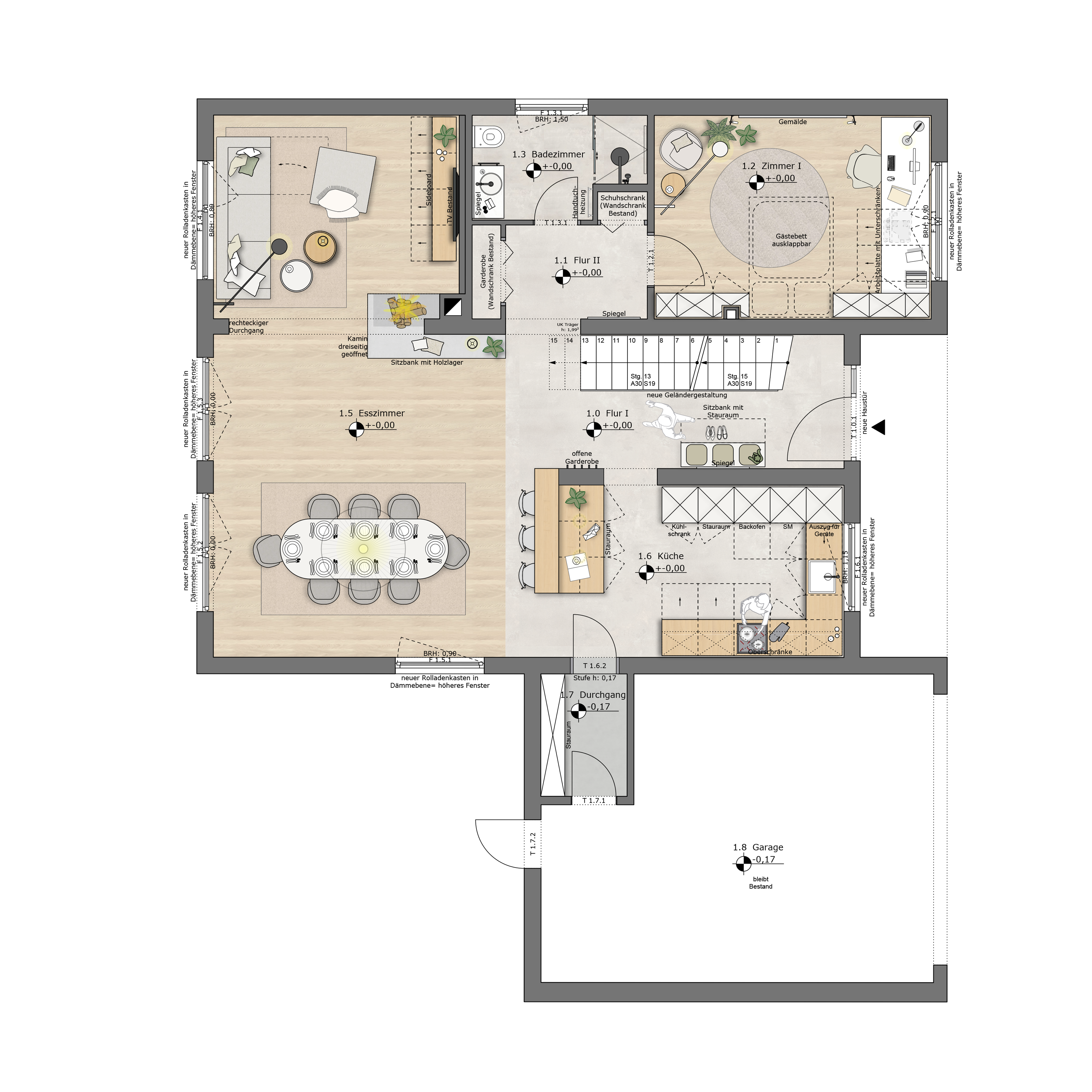 Grundriss – Finalkonzept