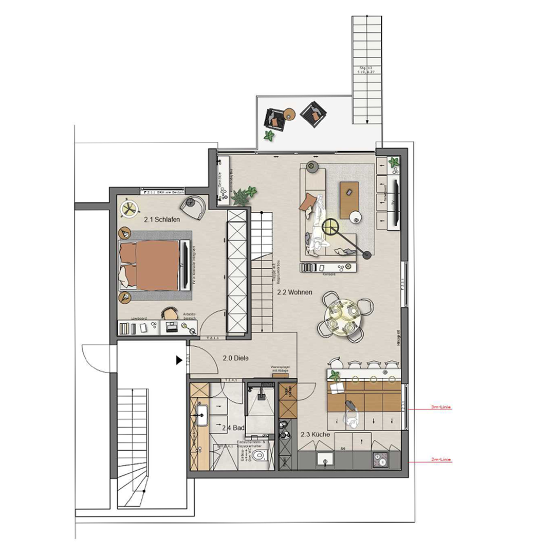 Grundriss – Finalkonzept
